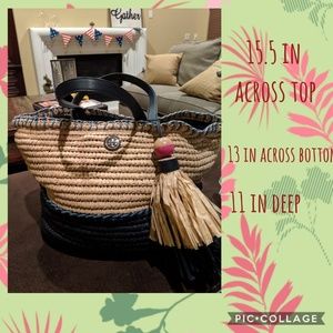 Tory Burch straw bag!